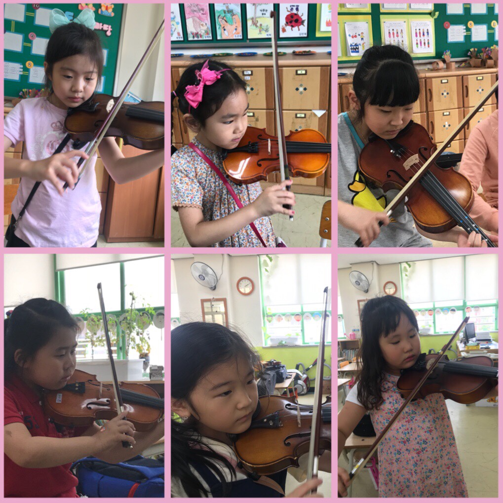 6월 바이올린 활동 모습입니다.